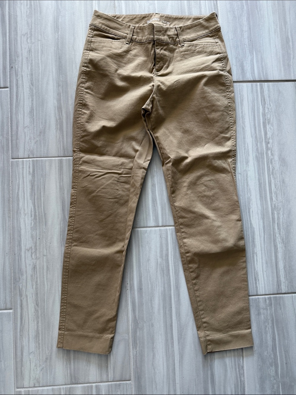 Old Navy Women's Straight Leg Pants in Khaki